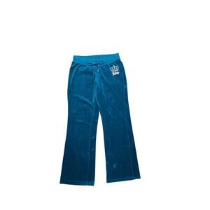 juicy blue flap pocket sweatpants size m
